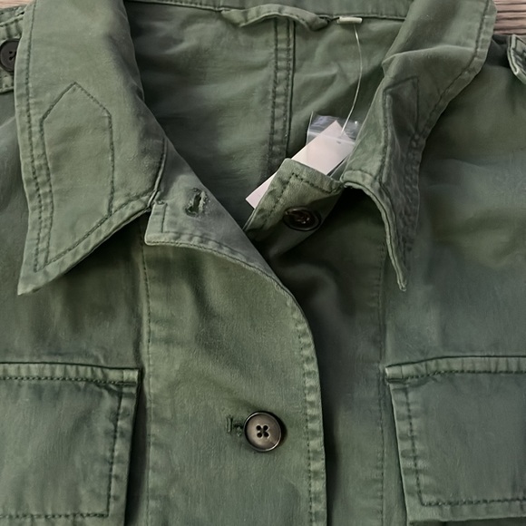 Madewell NWT Easy Utility Shirt-Jacket green womens size 3X - Picture 5 of 12